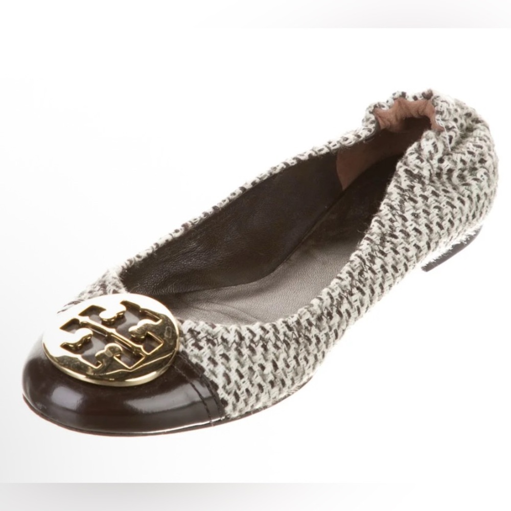 Tory Burch Tweed Ballet Flats